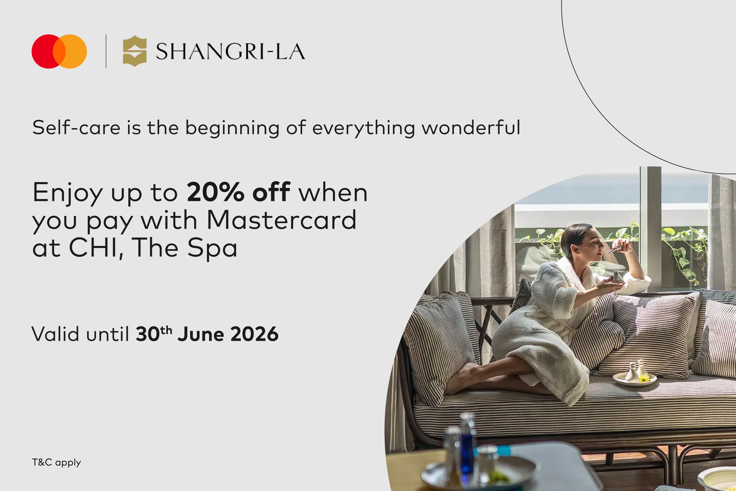 Mastercard x Shangrila Chi, The Spa Mastercard x Shangrila Chi, The Spa Priceless Special 1200x800