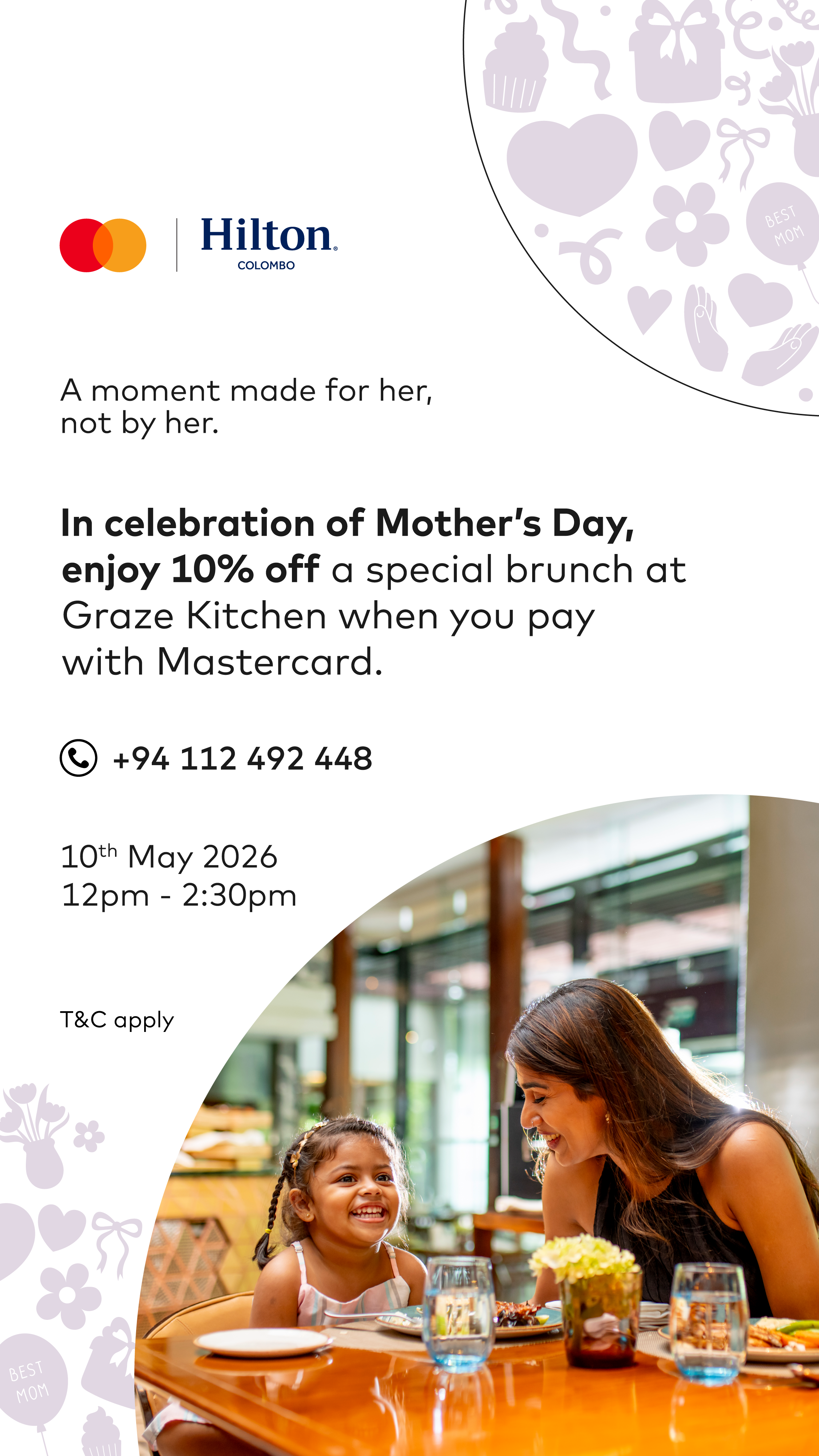 Mastercard   May   Hilton Colombo    Mother's Day Mastercard   May   Hilton Colombo    Mother's Day offer SM Story