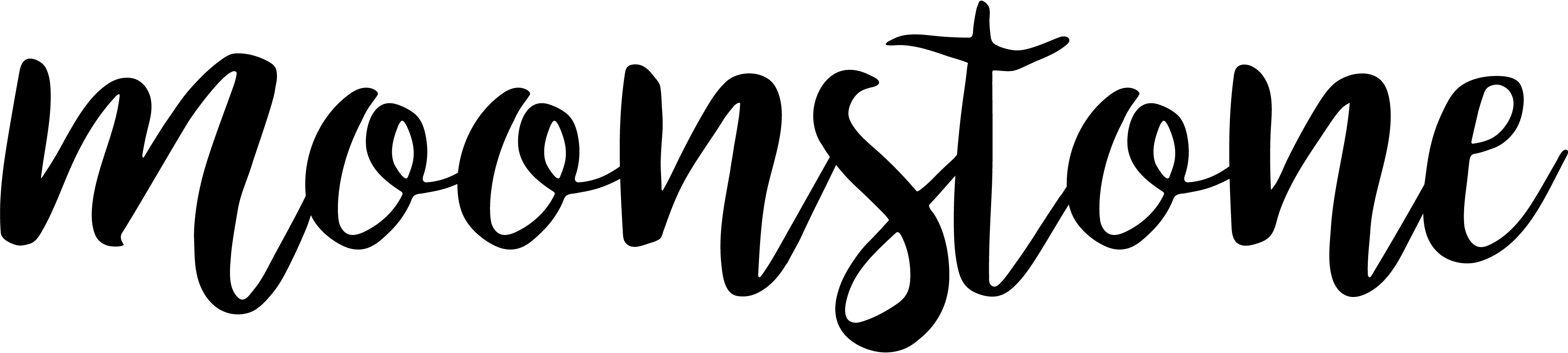 Moonstone logo Black